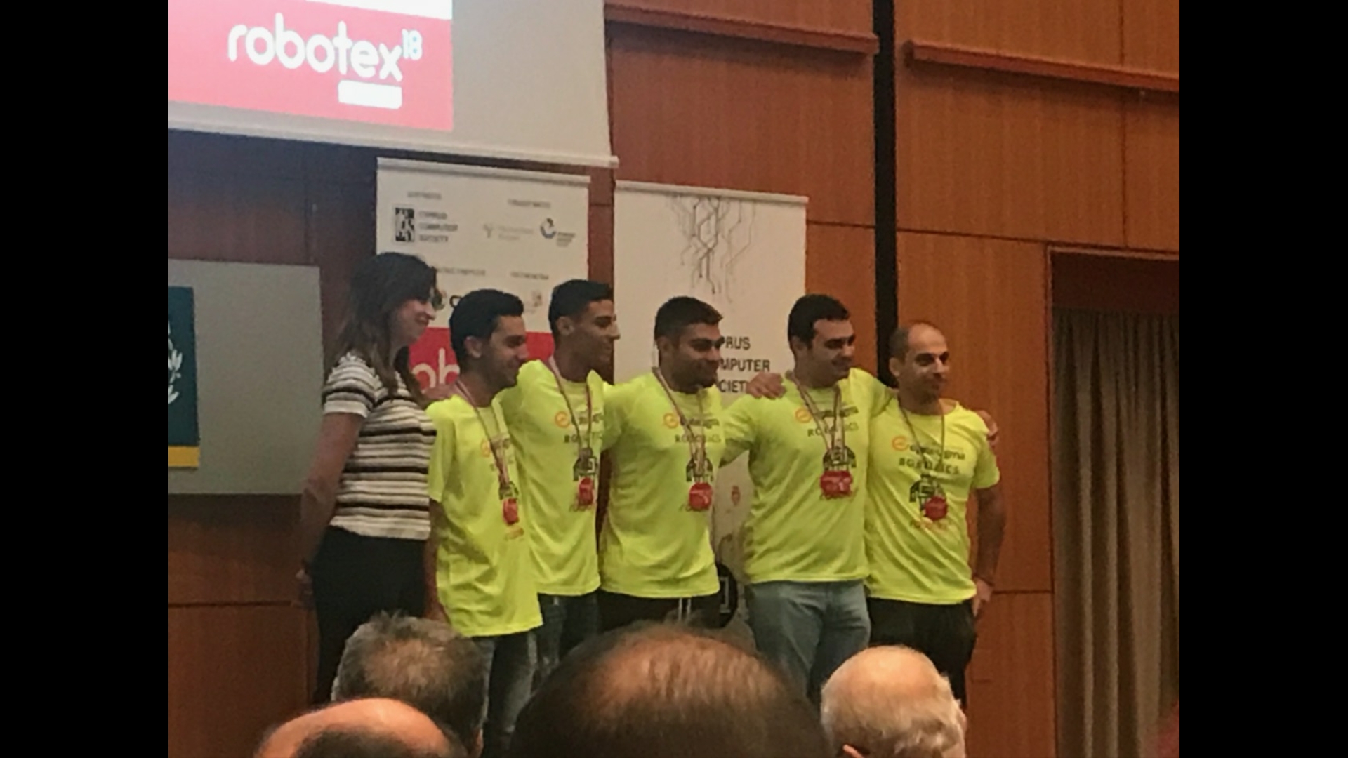 Congratulation to Gregoris Orphanides (5B) and his team, for the outstanding achievement in Robotics
